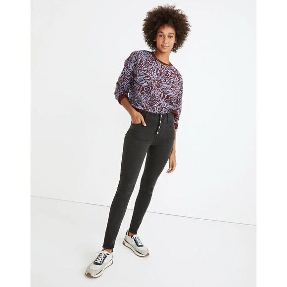 Madewell Sz 28 10" High-Rise Roadtripper Jeans in Warren Wash - Picture 1 of 6